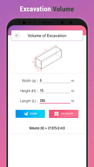 Volume of Excavation Screenshot 1
