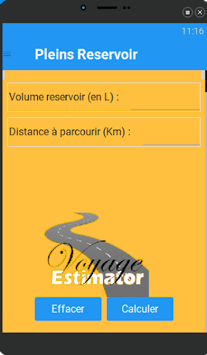 Voyage Estimator Screenshot 0