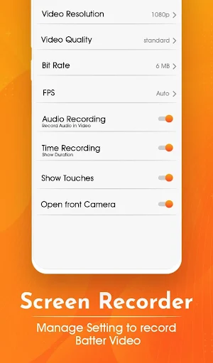 Screen Recorder & Video Capture With Facecam Audio Screenshot 3