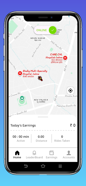 Dhairya Cab Partner Screenshot 1