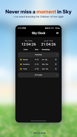 Sky Clock - For Sky COTL Screenshot 0