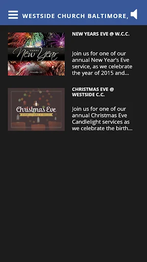 Westside Church Baltimore, MD Screenshot 2