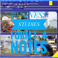 BUSINESS STUDIES FORM 1 - 4 NOTES{KCSE EXAMINABLE}