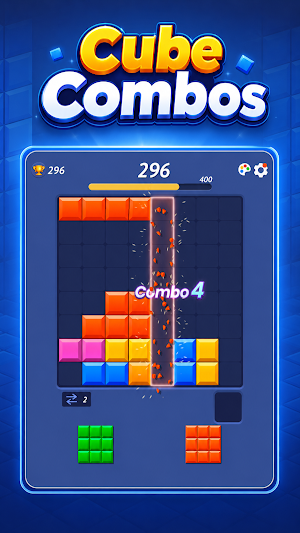 Cube Blast Grid Screenshot 2