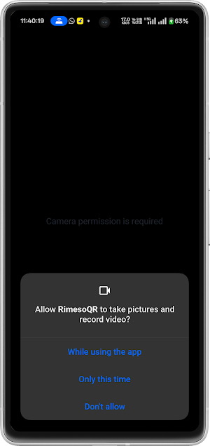 RimesoQR – QR Code Scanner Screenshot 3