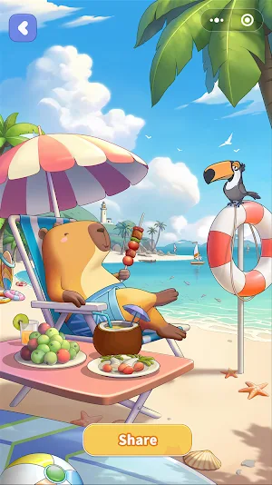 Capybara Merge Adventure Screenshot 1