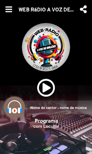 Web Rádio A Voz de Brejões Screenshot 1