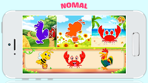 Animals puzzle game for kids Screenshot 1