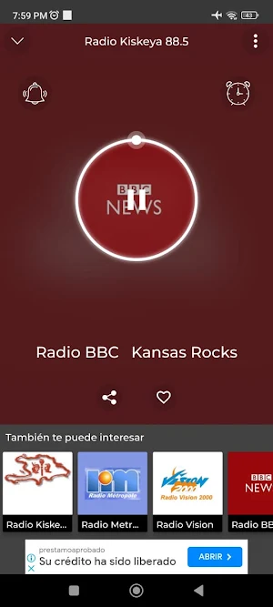 Radio Kiskeya 88.5 FM Haiti Screenshot 2