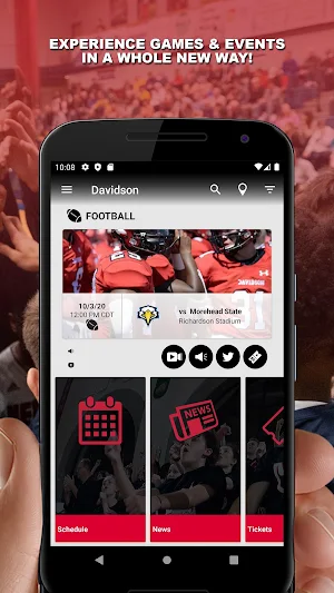 Davidson Gameday Screenshot 0