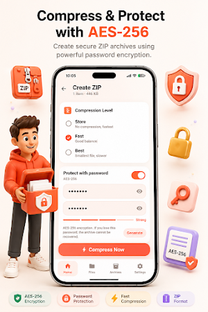 Zip Extractor & Rar Opener Screenshot 2