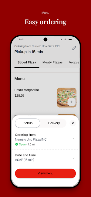 Numero Uno Pizza To Go Screenshot 2