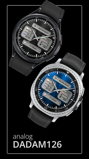 DADAM126: Analog Watch Face Screenshot 0
