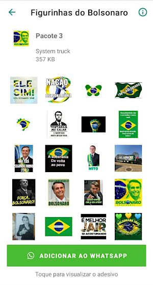 Figurinhas do Bolsonaro Screenshot 3
