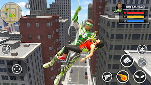 Flying Rope Hero: City Fighter Screenshot 0
