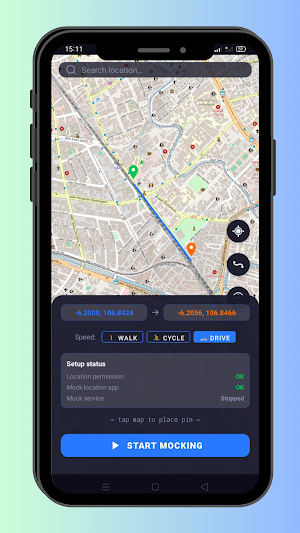 GPS Tester: Mock Location Tool Screenshot 0