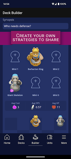 Decks for Clash Mini by NOFF Screenshot 2