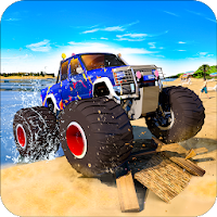 Water Surfing Monster Truck Ca
