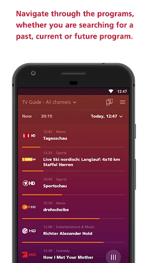 Sunrise Smart TV Screenshot 1