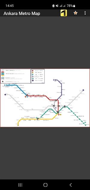 Ankara Metro Map Screenshot 0