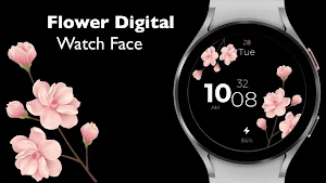 Flower Digital - Watch Face Screenshot 0