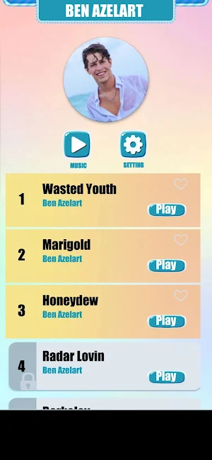 Ben Azelart Music Tiles Game Screenshot 0