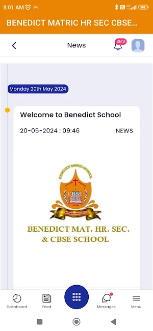BENEDICT MATRIC HR SEC SCHOOL Screenshot 1