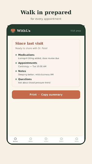 WithUs: Aging Parent Care Screenshot 3