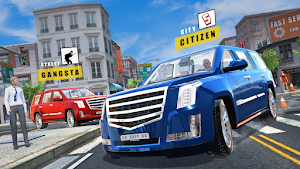 Car Simulator Escalade Driving Screenshot 2