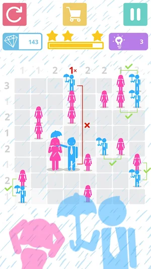 1 Girl for 1 Boy : the game Screenshot 1