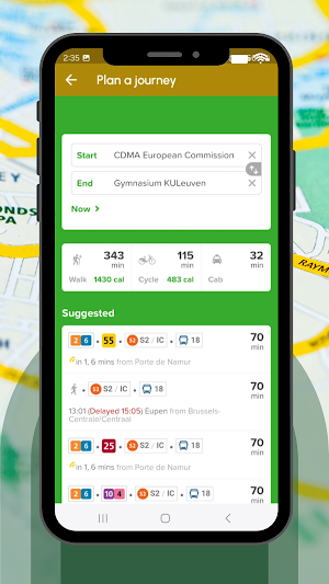 Brussels Metro Map 2025 Screenshot 3