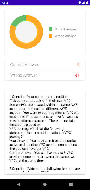 AWS SAA C03 Practice Question Screenshot 1