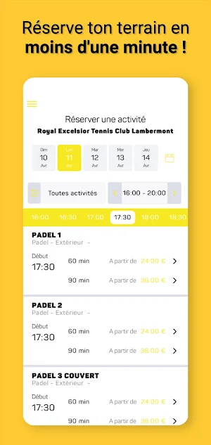 Royal Excelsior Tennis Club Screenshot 2