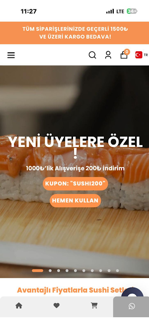 Sushi Sepeti - Online Sipariş Screenshot 0