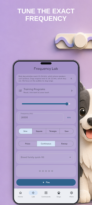 Dog Whistle Trainer Pro Screenshot 2