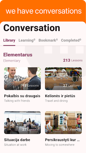 Lithuanian -Listening Speaking Screenshot 1