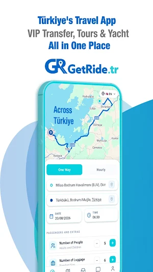 GetRidetr - Transfers & Tours Screenshot 0