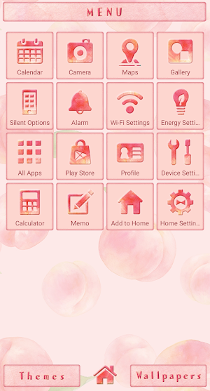 Juicy Peaches Theme +HOME Screenshot 1