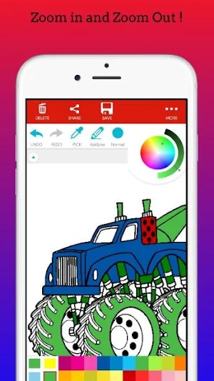 Monster Trucks Coloring Book 2020 Screenshot 2