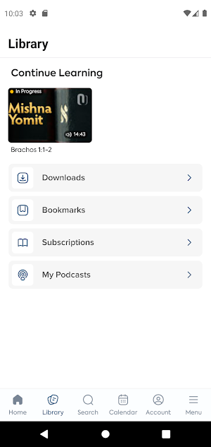 All Mishnah Screenshot 1