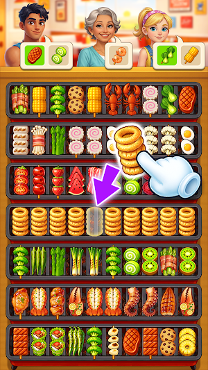 Oh My Skewer : Grill Sort Screenshot 1