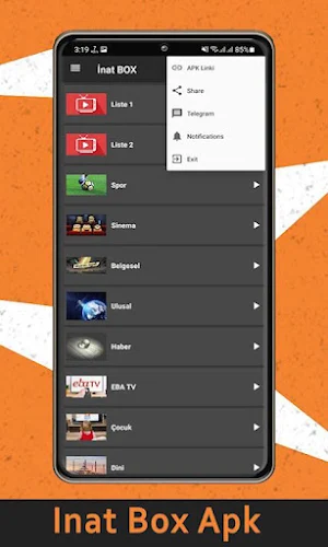 Tv box: Apk indir advice inat Screenshot 0