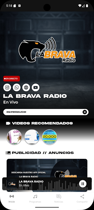 La Brava Radio Screenshot 2