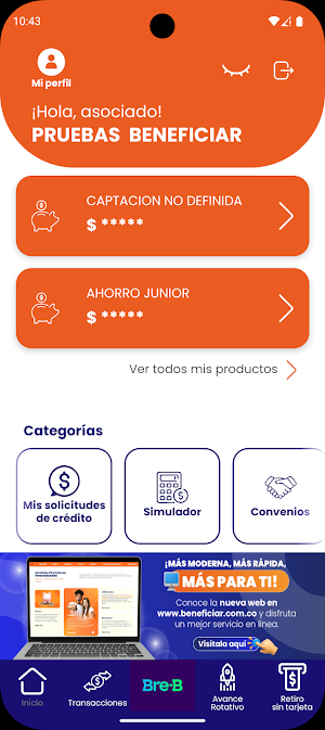 BeneficiarApp Screenshot 1