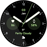 Awf Analog PRO: Watch face