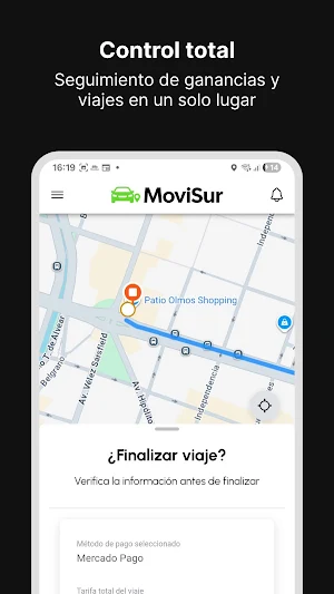Conductores - MoviSur Screenshot 2
