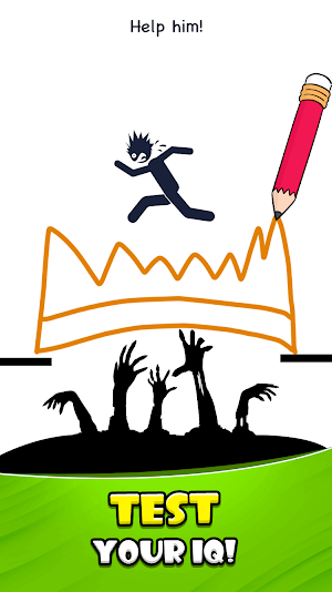 Stickman Rescue: Draw Game Screenshot 2