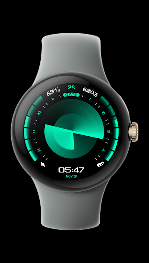 Oled - Simplex | watch face Screenshot 2