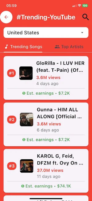 Trending Screenshot 0