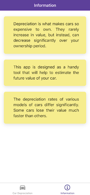 Car Calculator - Car Depreciation Future Value Screenshot 1